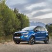 Ford EcoSport 欧规版小改款发表，新增运动型ST-Line。