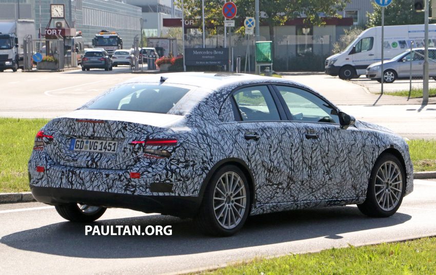 谍照：Mercedes-Benz A-Class Sedan 伪装路测照曝光！ 40850