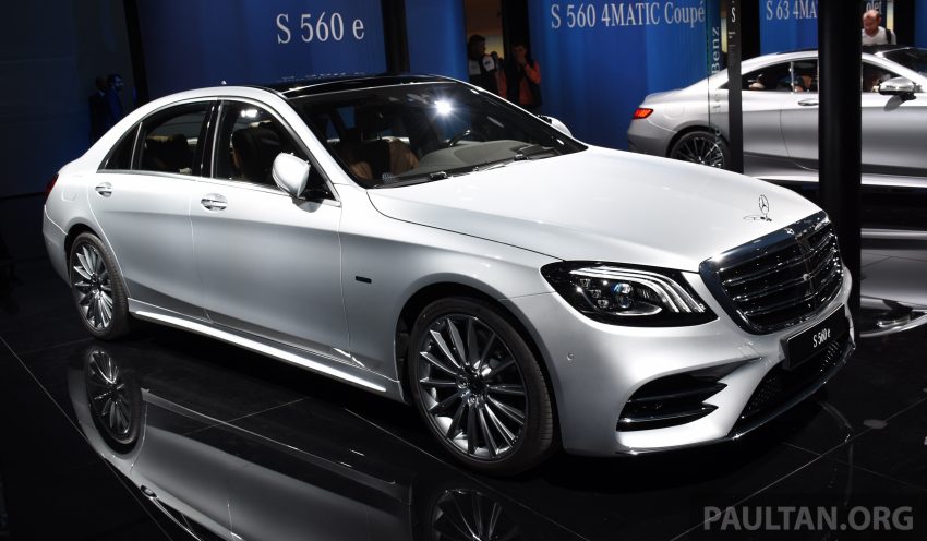 法兰克福车展: Mercedes-Benz S560e, 50公里电动航程！ 41609
