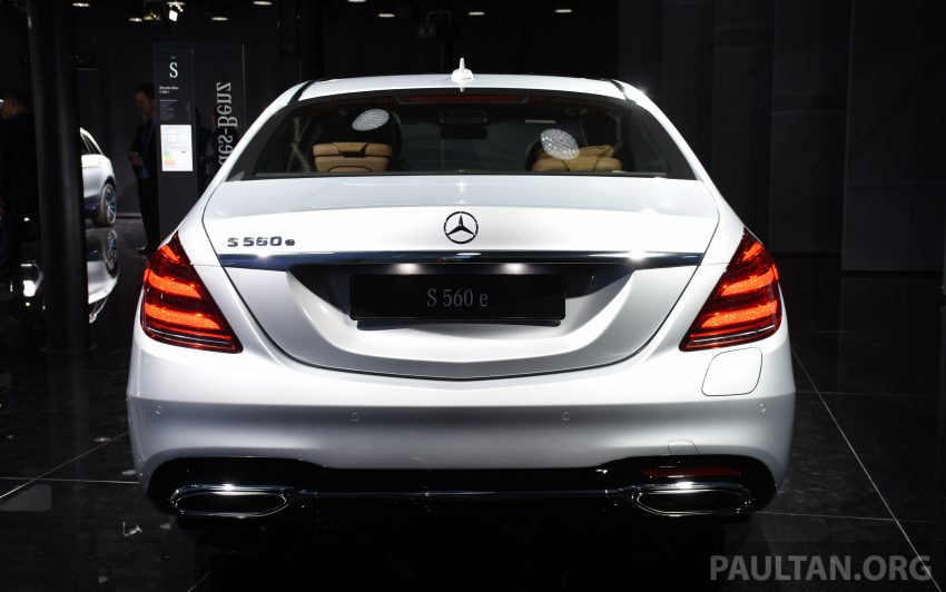 法兰克福车展: Mercedes-Benz S560e, 50公里电动航程！ 41612