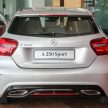 本地 Mercedes-Benz A 250 Sport 涨价一万至25万令吉，C-Class Coupe 改搭九速自排变速箱，涨价2,000令吉。