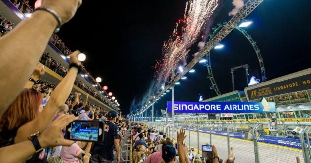 门票销售率看涨，新加坡宣布继续举办 F1 至2021年。