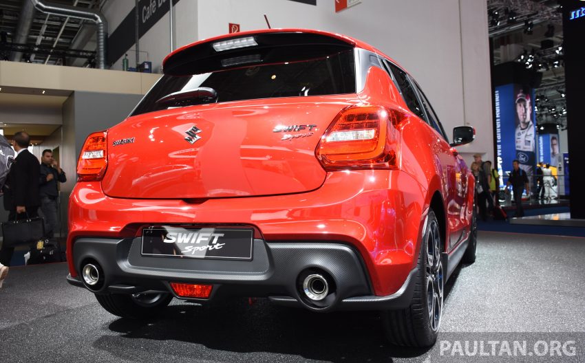 法兰克福车展: 全新 Suzuki Swift Sport 发布, 只重970kg ! 41696
