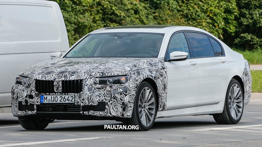 BMW 7 Series 小改款在即，欧洲实车测试谍照曝光。 43812
