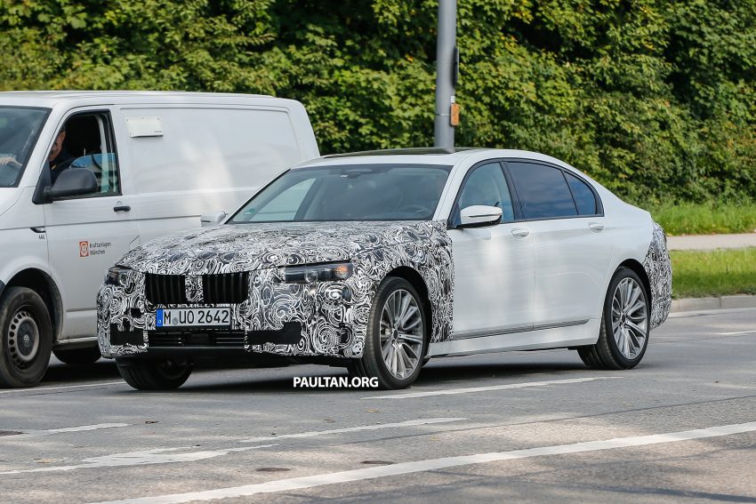 BMW 7 Series 小改款在即，欧洲实车测试谍照曝光。 43813
