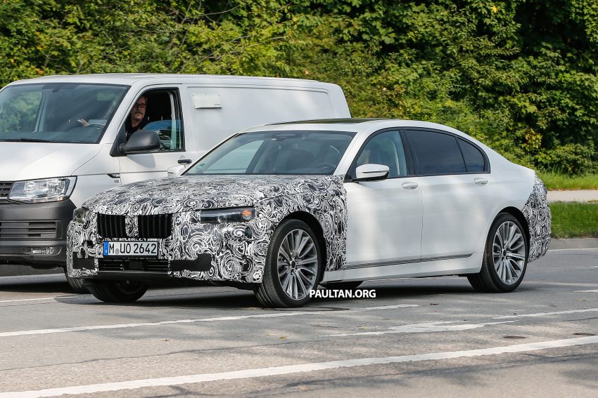 BMW 7 Series 小改款在即，欧洲实车测试谍照曝光。 43814