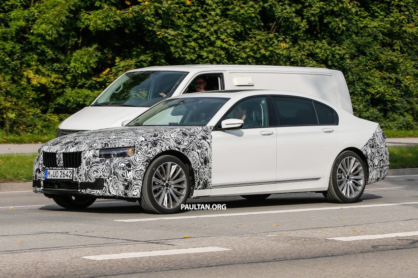 BMW 7 Series 小改款在即，欧洲实车测试谍照曝光。 43815
