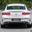 Mercedes-Benz E-Class Coupe 与 Cabriolet 加入Hybrid等级，新四缸涡轮引擎，299hp马力输出，48V混动系统。