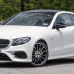 Mercedes-Benz E-Class Coupe 与 Cabriolet 加入Hybrid等级，新四缸涡轮引擎，299hp马力输出，48V混动系统。