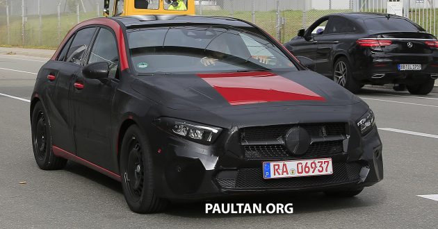 谍照:2018 Mercedes-Benz A-Class 上路测试再被捕获!