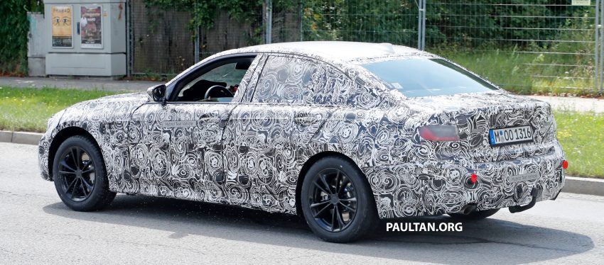 下一代 BMW 3系列谍照曝光，看似犹如缩小版的5系列！ 45926