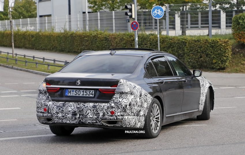 BMW 7 Series 小改款在即，欧洲实车测试谍照曝光。 43829
