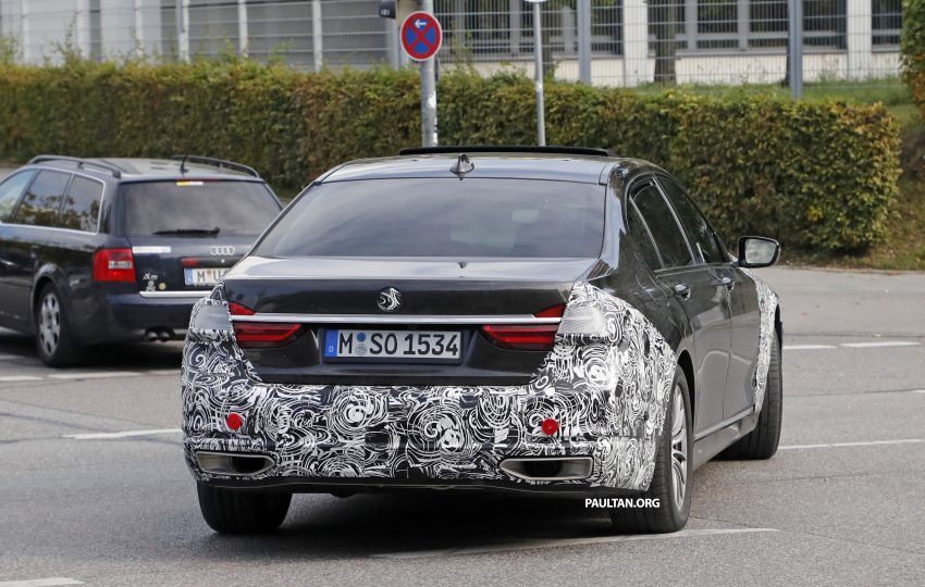 BMW 7 Series 小改款在即，欧洲实车测试谍照曝光。 43830
