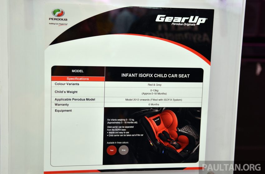 Perodua 5年道路安全计划，推介本身的儿童安全座椅。 46859