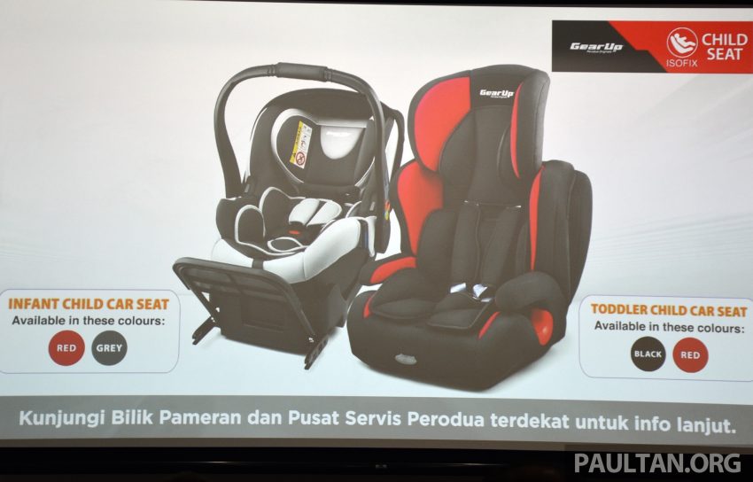 Perodua 5年道路安全计划，推介本身的儿童安全座椅。 46865