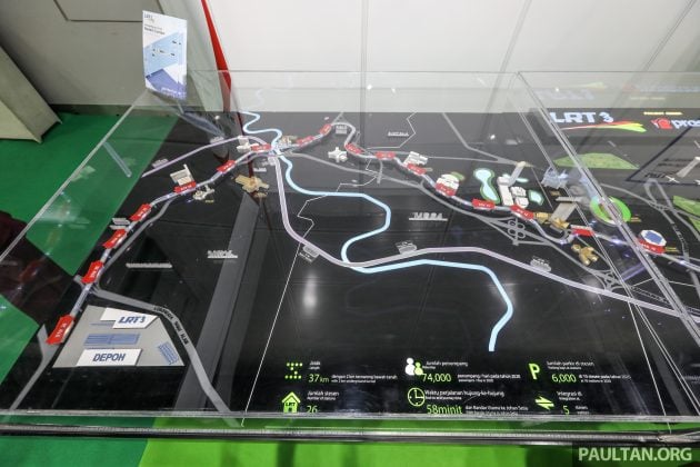 Prasarana 对外发布 LRT 3 完整路线图，全长37公里、26个站，连接雪州 Bandar Utama 至巴生的 Johan Setia。