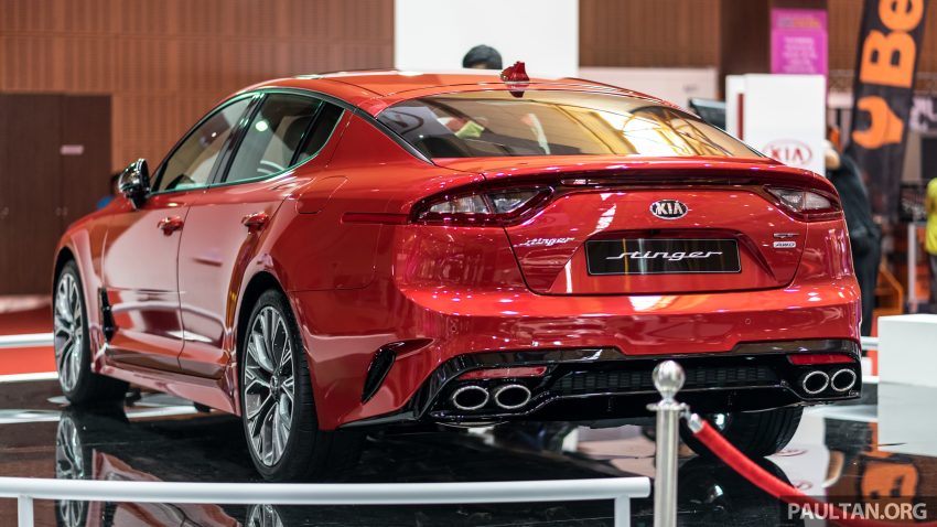 品牌首款四门轿跑, Kia Stinger 本地展出, 3.3L Turbo V6！ 47950