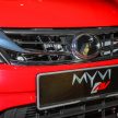 全新 Perodua Myvi 终于正式面市了，价格RM44-55K，全车系标配VSC+TRC以及LED头灯，顶配等级还有ASA！