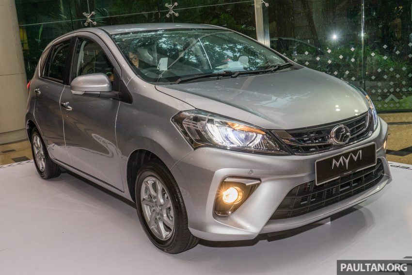 全新 Perodua Myvi 终于正式面市了，价格RM44-55K，全车系标配VSC+TRC以及LED头灯，顶配等级还有ASA！ 49081