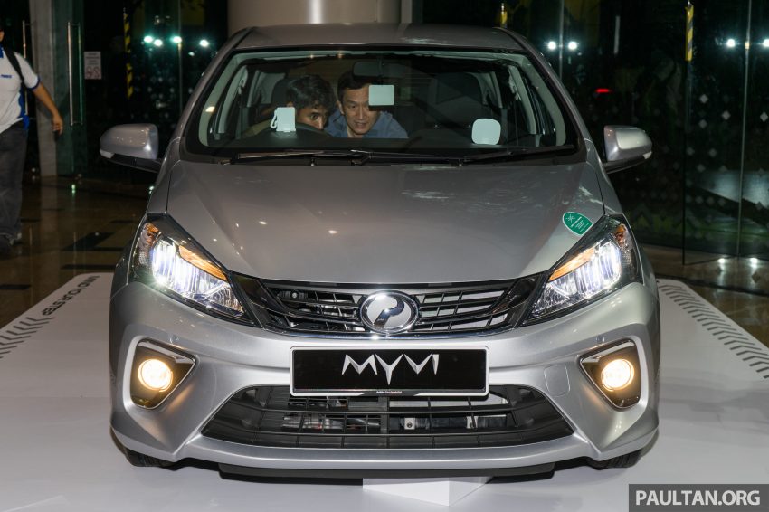 全新 Perodua Myvi 终于正式面市了，价格RM44-55K，全车系标配VSC+TRC以及LED头灯，顶配等级还有ASA！ 49086