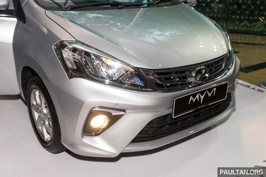 全新 Perodua Myvi 终于正式面市了，价格RM44-55K，全车系标配VSC+TRC以及LED头灯，顶配等级还有ASA！ 49091