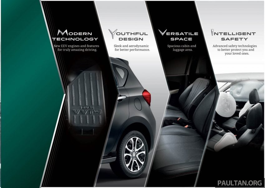 全新 Perodua Myvi 终于正式面市了，价格RM44-55K，全车系标配VSC+TRC以及LED头灯，顶配等级还有ASA！ 48905
