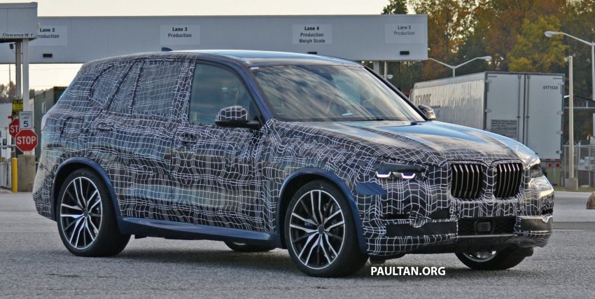 谍照：G05 BMW X5 M550i 高度伪装路测谍照曝光！ 48395