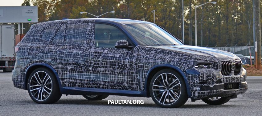 谍照：G05 BMW X5 M550i 高度伪装路测谍照曝光！ 48396