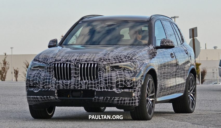 谍照：G05 BMW X5 M550i 高度伪装路测谍照曝光！ 48398
