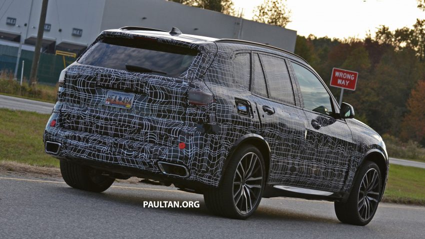 谍照：G05 BMW X5 M550i 高度伪装路测谍照曝光！ 48400