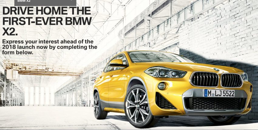 上周才刚刚发布，BMW X2 火速宣布明年即将登陆大马！ 47336