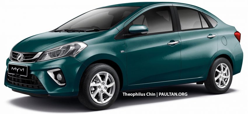 Theophilus Chin出手, 全新 Perodua Myvi Sedan 构想图! 49319