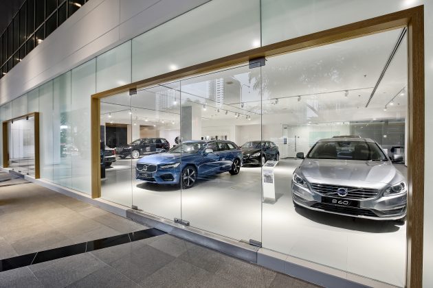 全新 Volvo 展销中心于吉隆坡Bukit Bintang开张营业。