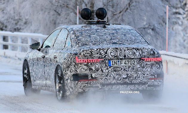 全新 Audi A6 冬季测试谍照曝光，头灯组依然是焦点！