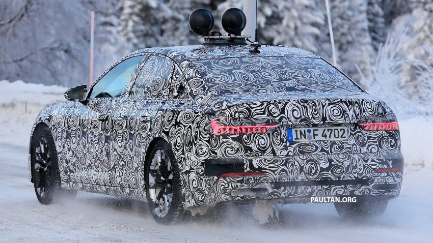 全新 Audi A6 冬季测试谍照曝光，头灯组依然是焦点！ 52264