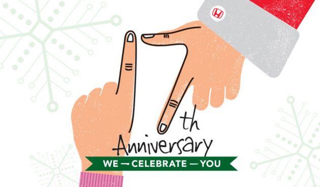 Honda Malaysia 17周年优惠促销！高达RM 15K折扣！