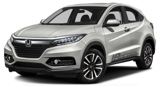 小改款 Honda HR-V 非官方绘制图，外观造型小革新！