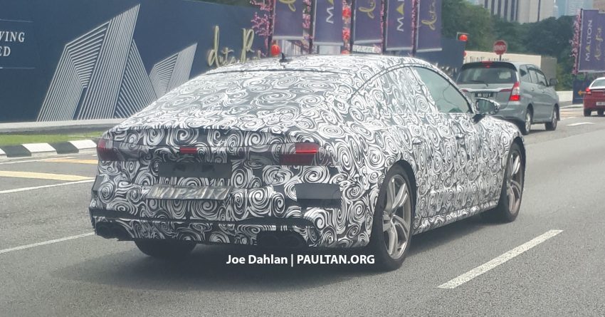谍照：2018 Audi A7 Sportback 高度伪装大马上路测试 57259