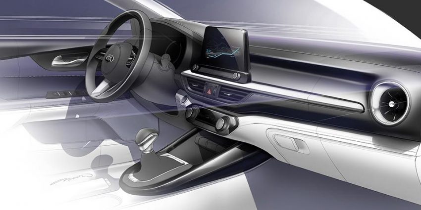 官方释草绘图, 全新 2018 Kia K3 Cerato / Forte 造型曝光! 54165