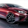 官方释草绘图, 全新 2018 Kia K3 Cerato / Forte 造型曝光!