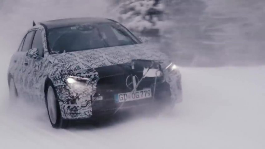 视频：2018 Mercedes-Benz A-Class 瑞典进行冬季测试！ 52844