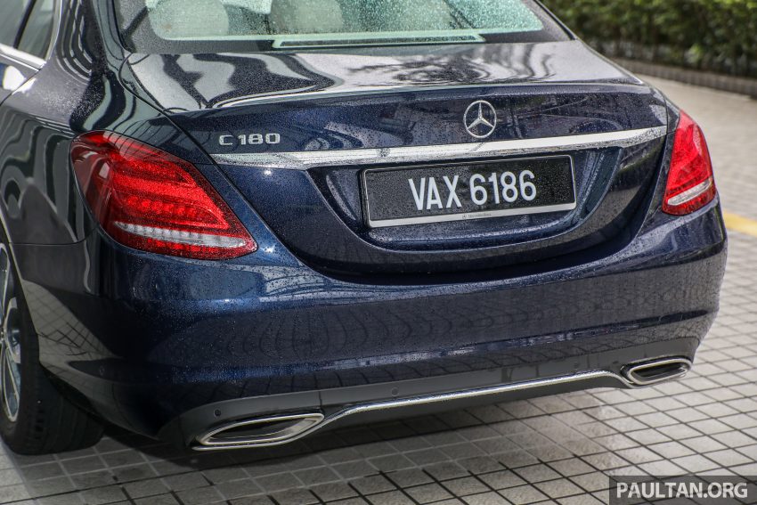 图集: W205 Mercedes-Benz C180 Avantgarde 小升级, 获 9G-Tronic 变速箱、新轮圈、倒车摄像镜头, 售RM 228K！ 54097