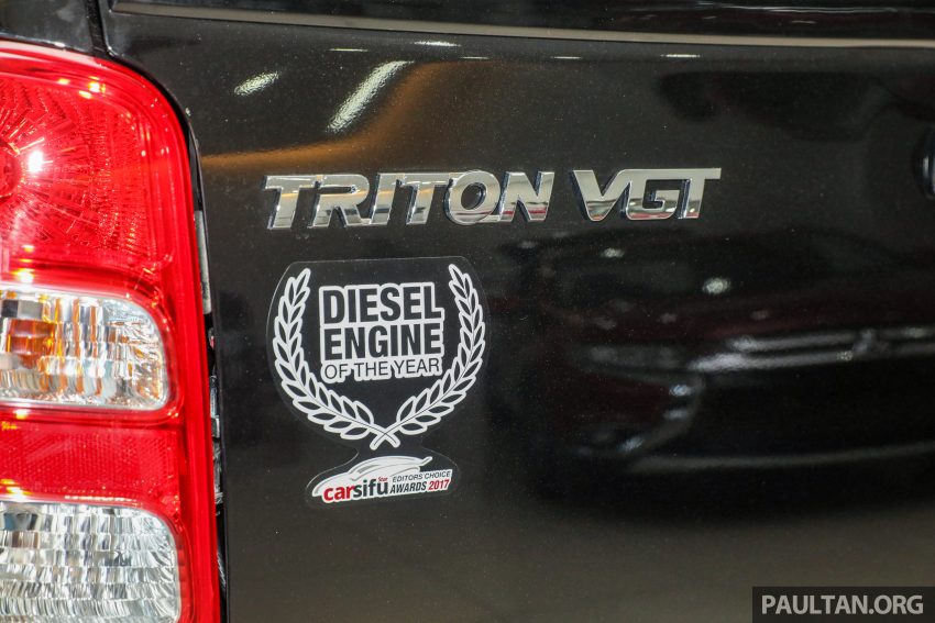 特仕版 Mitsubishi Triton Athelte 开售，价格12.7万令吉。 55429