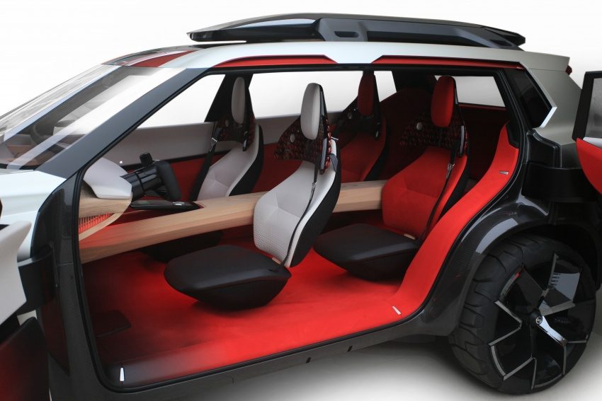 Nissan Xmotion 4+2座位概念SUV，全车多达7个荧幕，支援手势和眼球识别操控，对开式车门，指纹解锁与启动引擎 55377