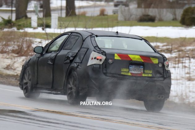 下一代全新 Toyota Corolla 美国进行冬季测试被抓拍