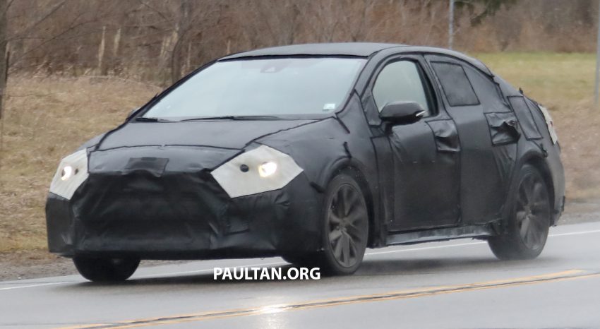 下一代全新 Toyota Corolla 美国进行冬季测试被抓拍 55386