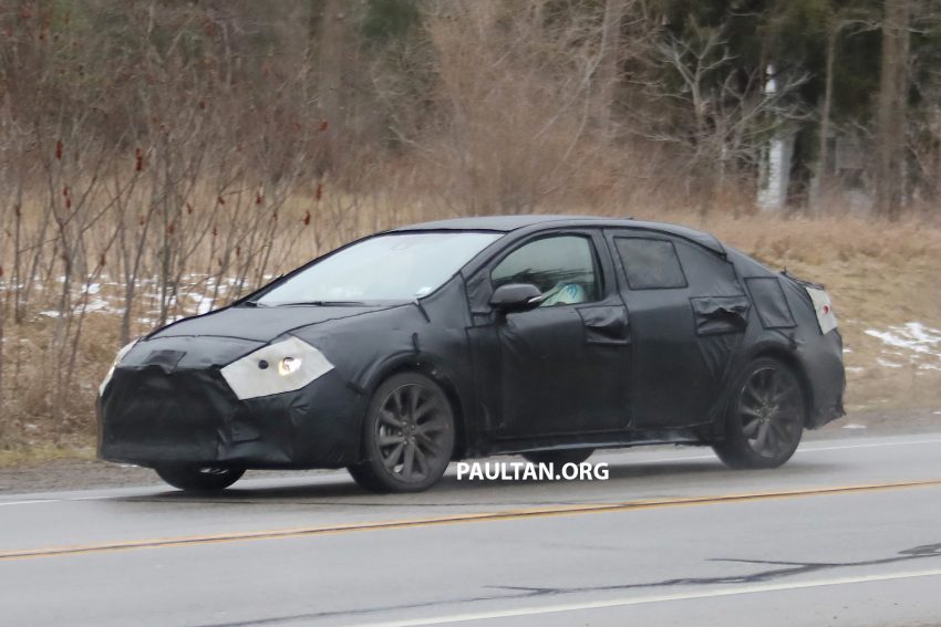 下一代全新 Toyota Corolla 美国进行冬季测试被抓拍 55387
