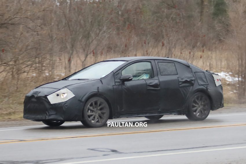 下一代全新 Toyota Corolla 美国进行冬季测试被抓拍 55388