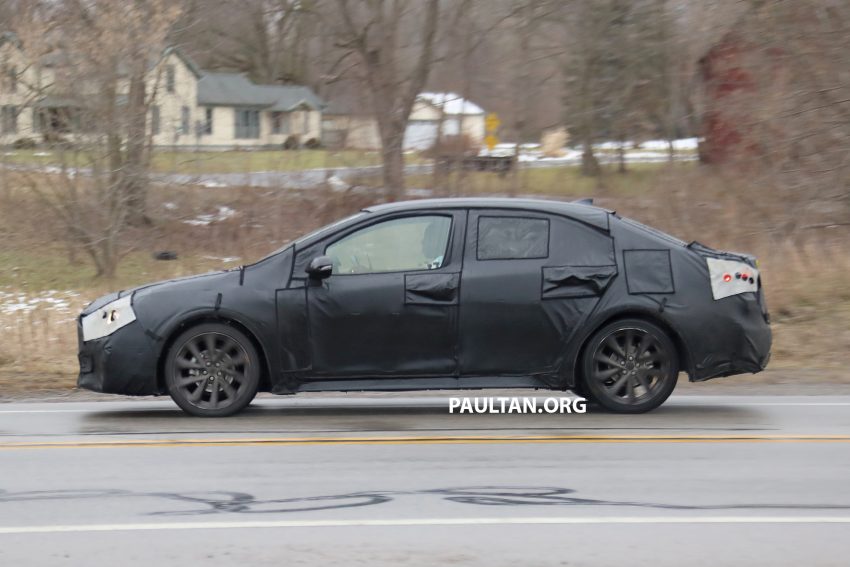 下一代全新 Toyota Corolla 美国进行冬季测试被抓拍 55390