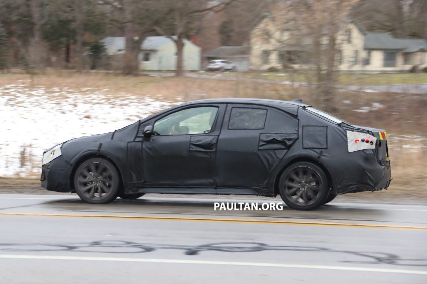 下一代全新 Toyota Corolla 美国进行冬季测试被抓拍 55391